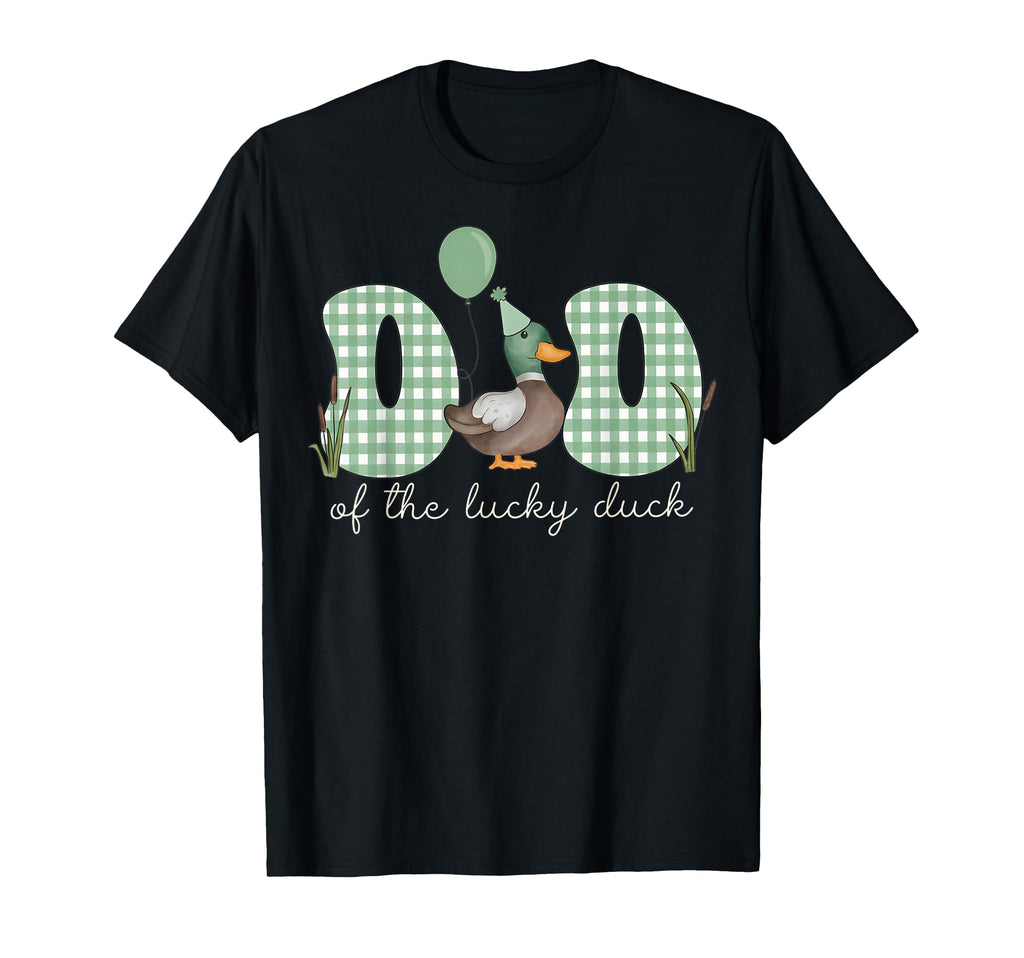 Mom Dad Lucky Duck 1St Birthday T-Shirt - Fun Novelty Design for Adults - T-Shirt, Sweatshirt, Hoodie