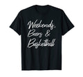 Weekends Beers And Basketball Sports T-Shirt - Custom Art Print Men Women - T-Shirt, Sweatshirt, Hoodie