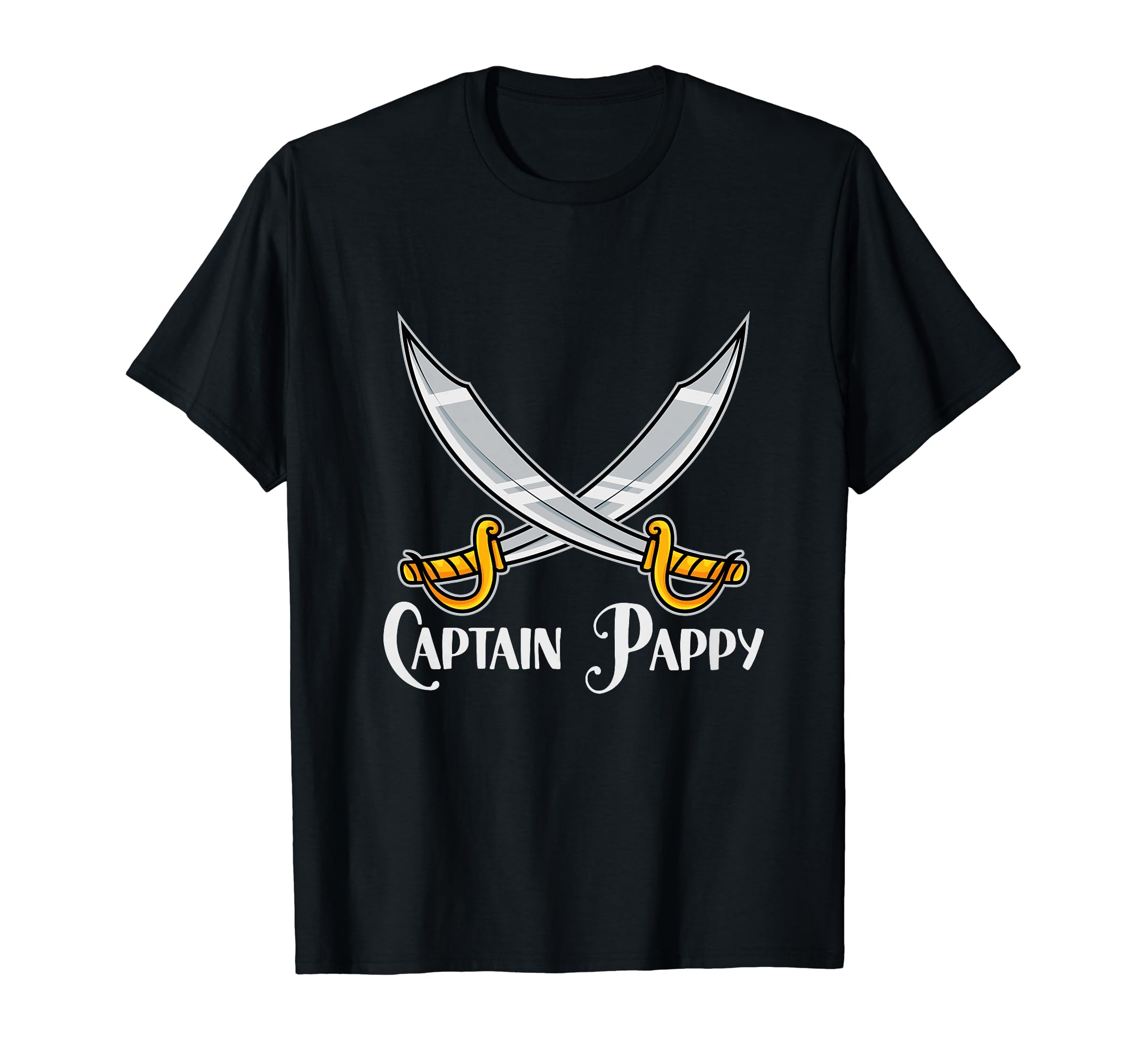 Funny Captain Pappy Grandpa Pirate T-Shirt - Custom Art Print Men Women - T-Shirt, Sweatshirt, Hoodie
