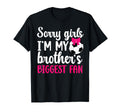Brothers Biggest Fan Soccer Sister T-Shirt - Aesthetic Graphic Men Women - T-Shirt, Sweatshirt, Hoodie