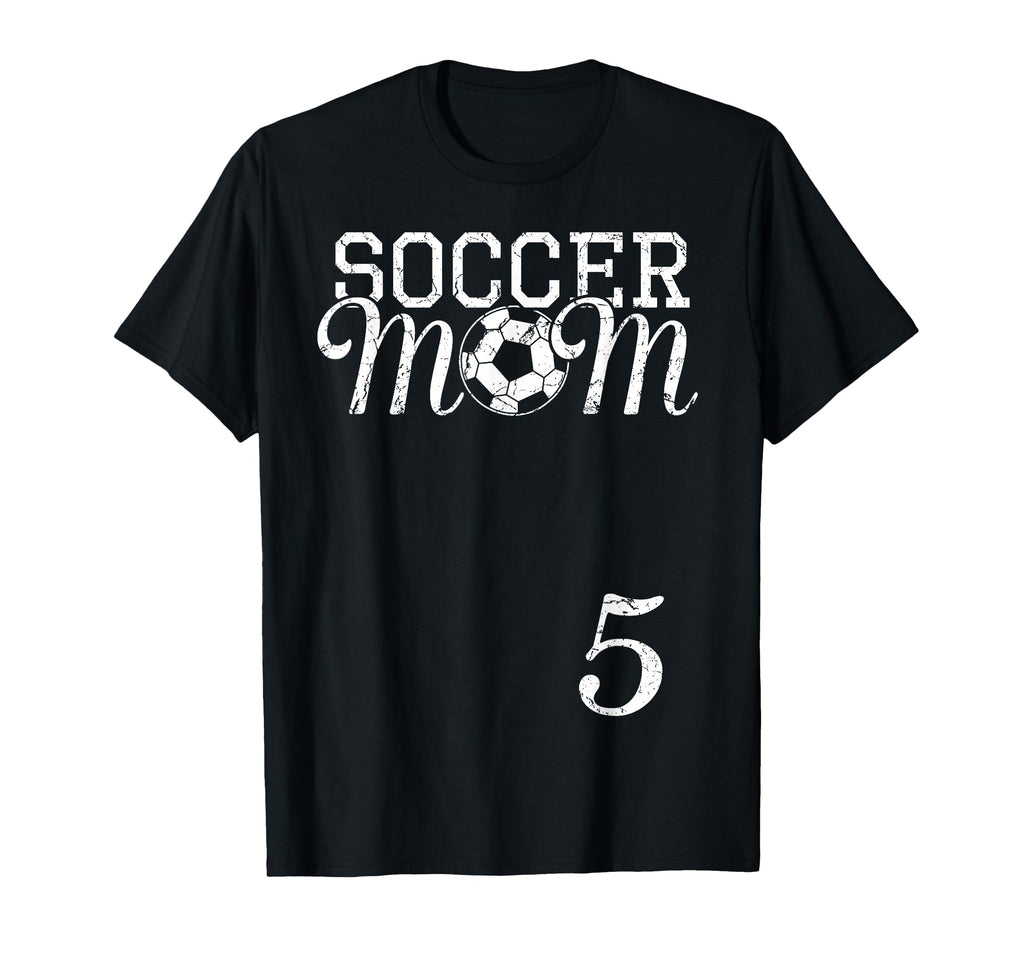 Soccer Mom Jersey Number 5 Favorite T-Shirt - Minimalist Print Unisex - T-Shirt, Sweatshirt, Hoodie