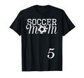 Soccer Mom Jersey Number 5 Favorite T-Shirt - Minimalist Print Unisex - T-Shirt, Sweatshirt, Hoodie