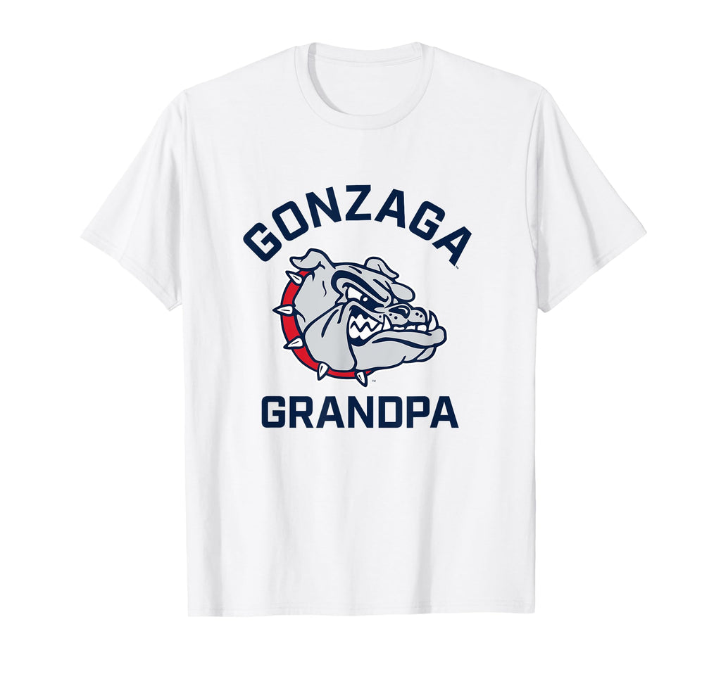 Gonzaga University Bulldogs Arched T-Shirt - Graphic Print for Adults - T-Shirt, Sweatshirt, Hoodie