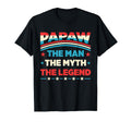 Papaw Myth Legend Dad Grandpa T-Shirt - Aesthetic Graphic Unisex - T-Shirt, Sweatshirt, Hoodie