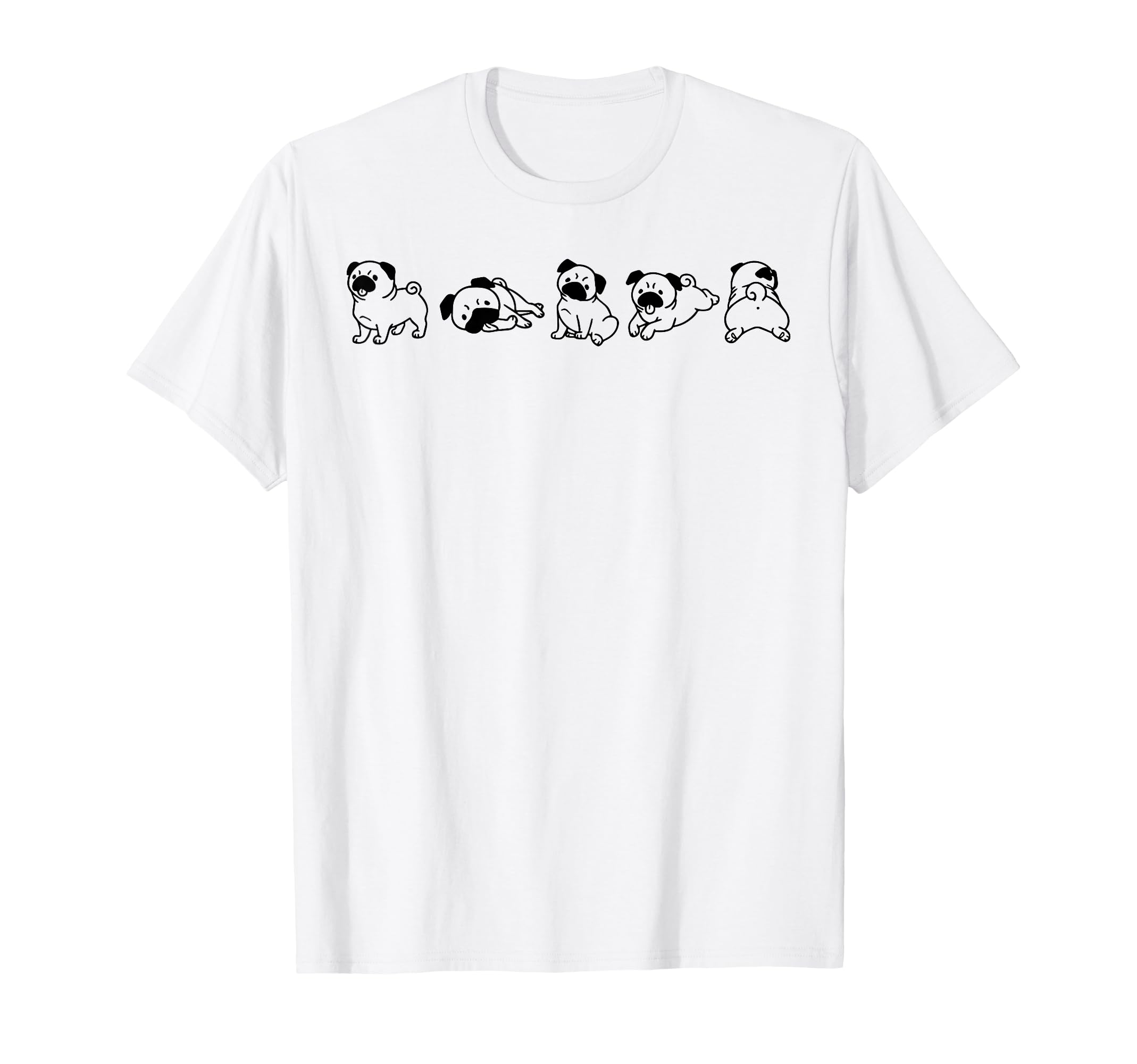 Pug Mom Pug Mama Dad Pug Lovers Mothers T-Shirt - Minimalist Print Unisex - T-Shirt, Sweatshirt, Hoodie