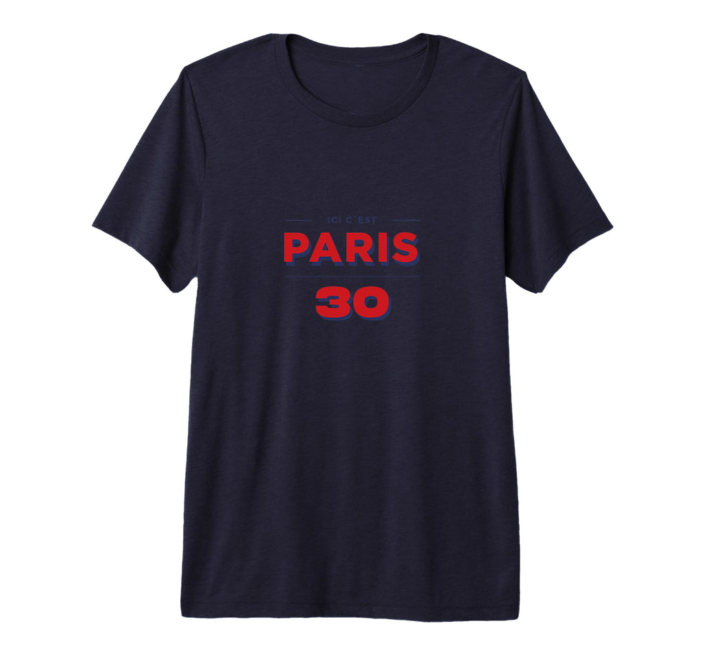 Ici Cest Paris 30 Soccer Fans T-Shirt - Aesthetic Graphic for Adults - T-Shirt, Sweatshirt, Hoodie