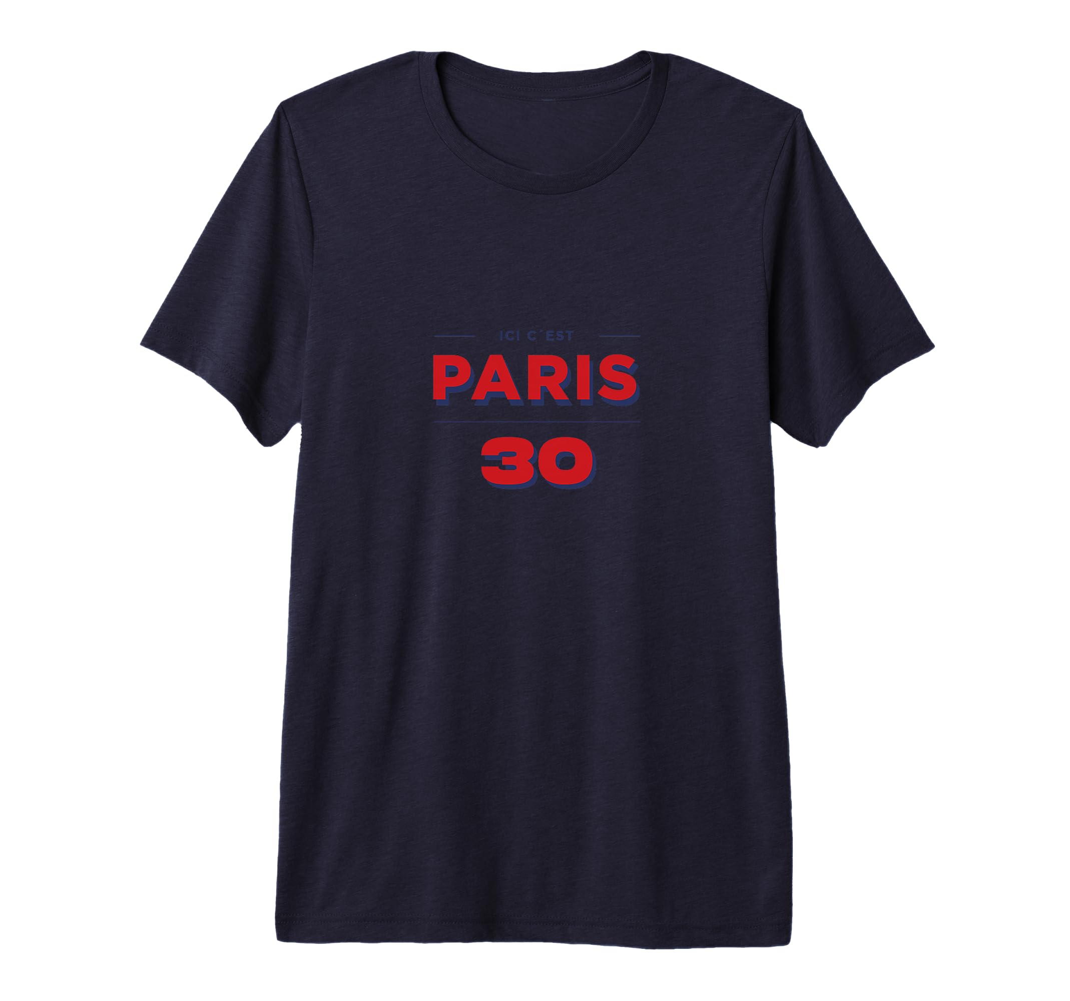 Ici Cest Paris 30 Soccer Fans T-Shirt - Aesthetic Graphic for Adults - T-Shirt, Sweatshirt, Hoodie