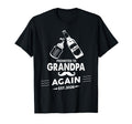 Promoted To Grandpa Again Est 2026 T-Shirt - Minimalist Print Men Women - T-Shirt, Sweatshirt, Hoodie