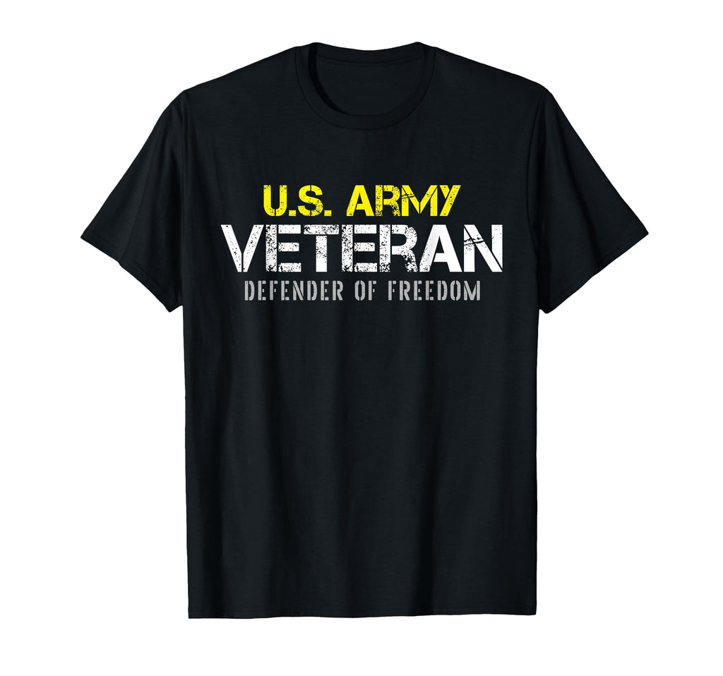 U S Army Proud Army Veteran T-Shirt - Fun Novelty Design Men Women - T-Shirt, Sweatshirt, Hoodie