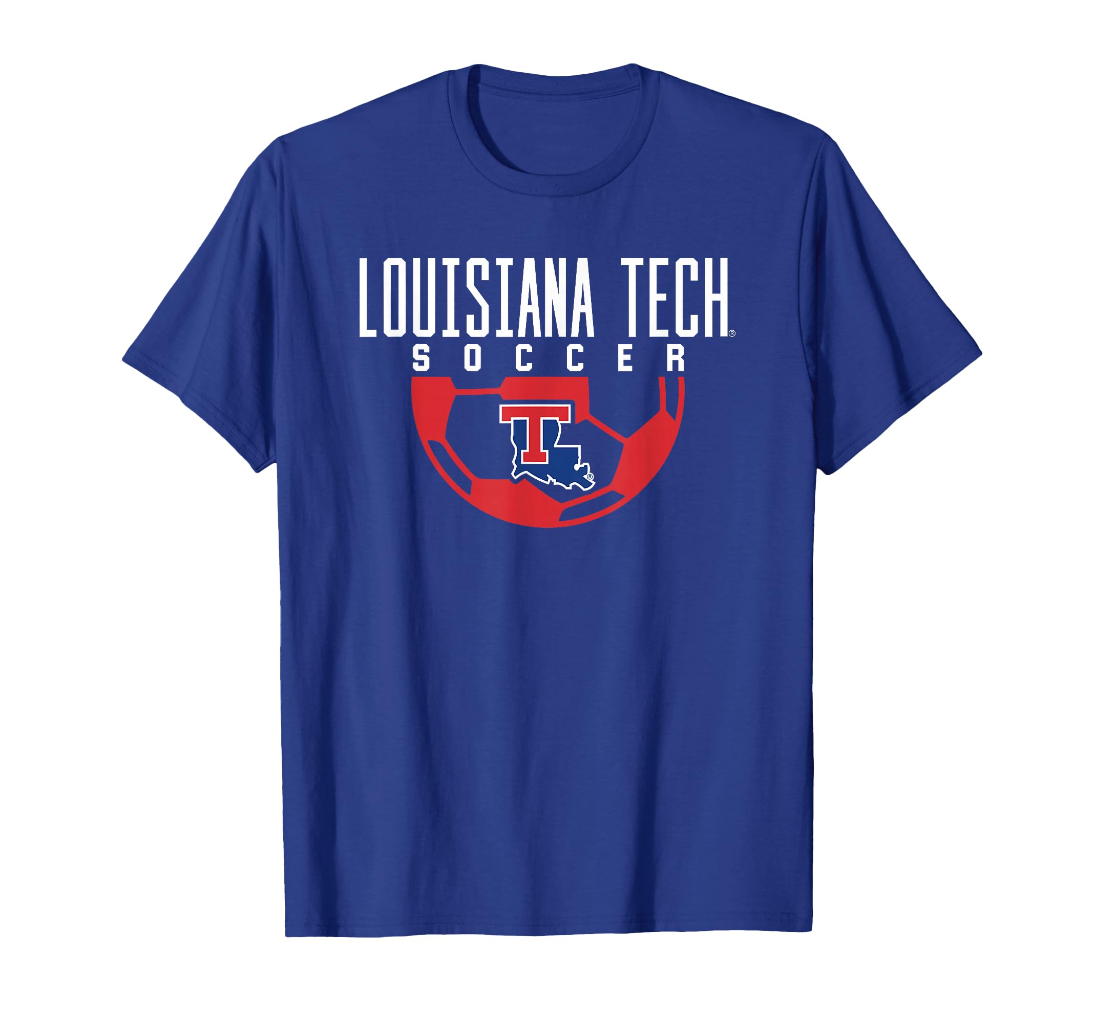 Louisiana Tech Bulldogs Soccer Arch T-Shirt - Custom Art Print Unisex - T-Shirt, Sweatshirt, Hoodie