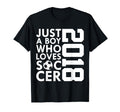 2018 Just Who Loves Soccer 8Th Birthday T-Shirt - Graphic Print for Adults - T-Shirt, Sweatshirt, Hoodie