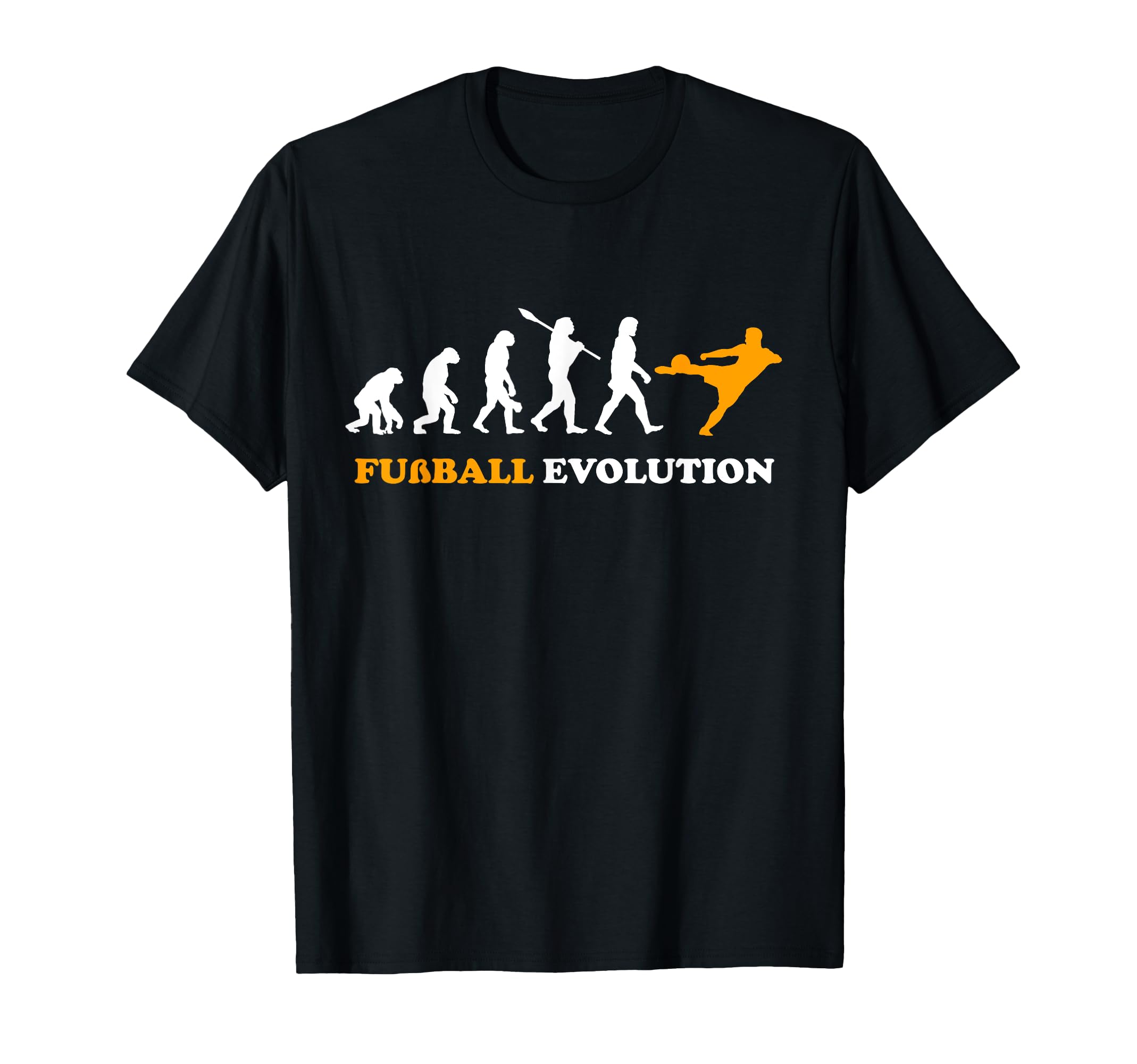 Football Player Evolution Football Fan T-Shirt - Trendy Graphic for Adults - T-Shirt, Sweatshirt, Hoodie