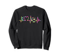 Soccer Heartbeat Tie Dye Heart Sweatshirt - Fun Novelty Design for Adults - T-Shirt, Sweatshirt, Hoodie