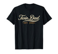 Twin Dad Est 2023 Twin Dad To Be T-Shirt - Fun Novelty Design for Adults - T-Shirt, Sweatshirt, Hoodie