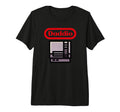 Gamer Dad Gaming Tri Blend T-Shirt - Minimalist Print for Adults - T-Shirt, Sweatshirt, Hoodie