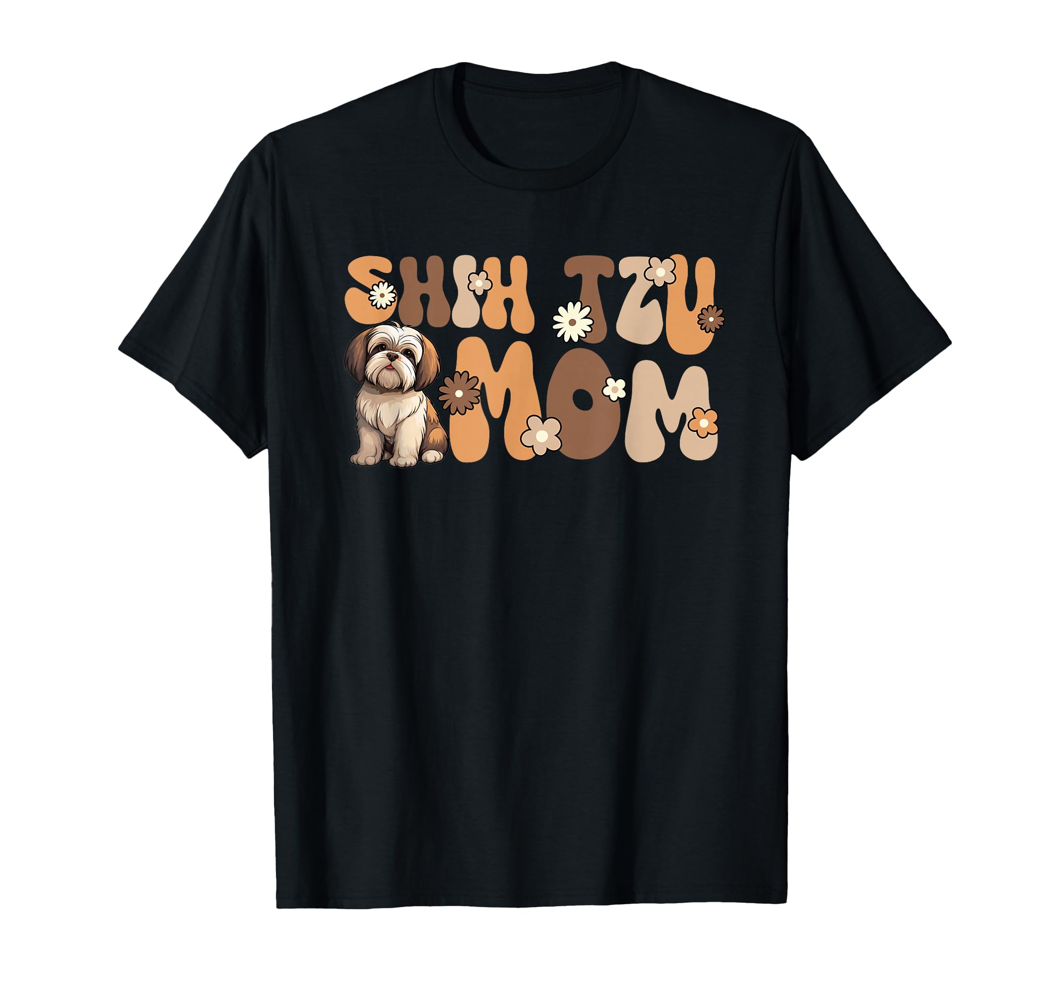 Shih Tzu Groovy Worlds Best Shih T-Shirt - Casual Everyday Wear for Adults - T-Shirt, Sweatshirt, Hoodie
