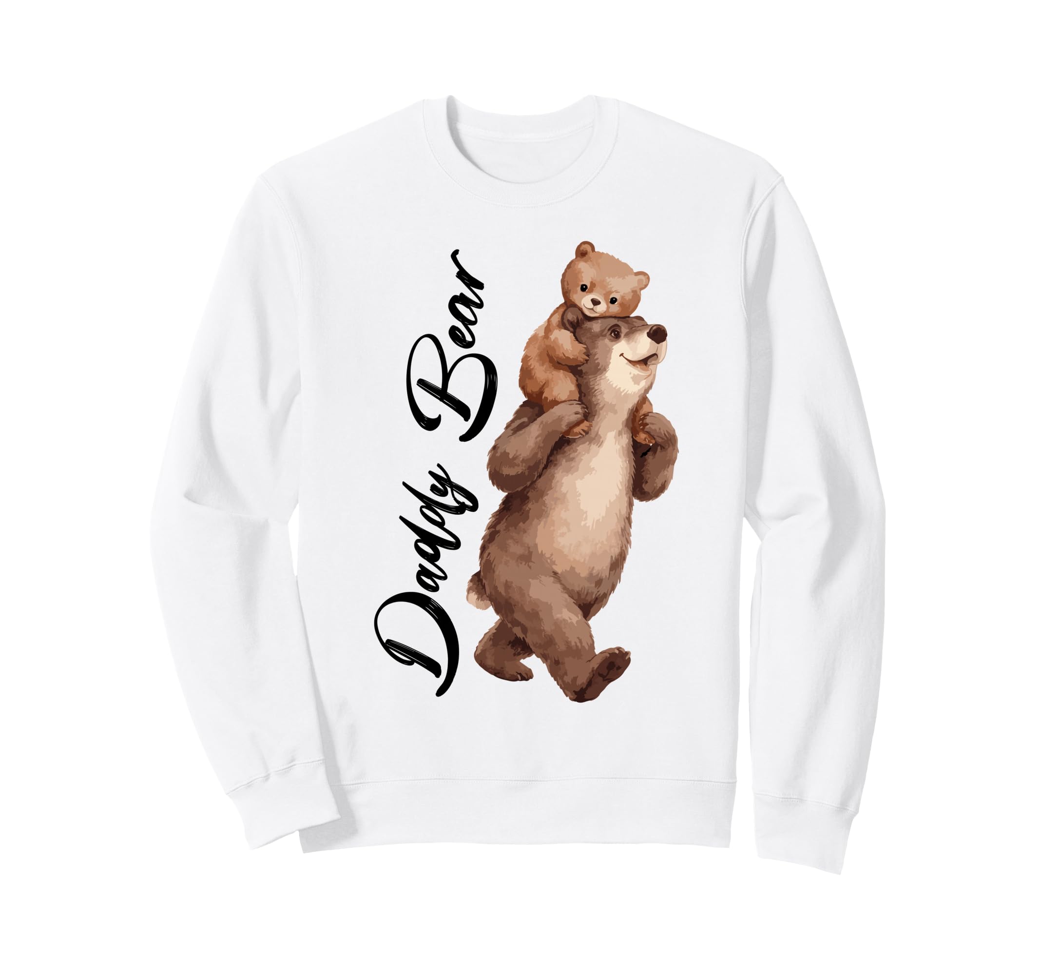 Daddy Bear Family Matching Funny Sweatshirt - Aesthetic Graphic Men Women - T-Shirt, Sweatshirt, Hoodie