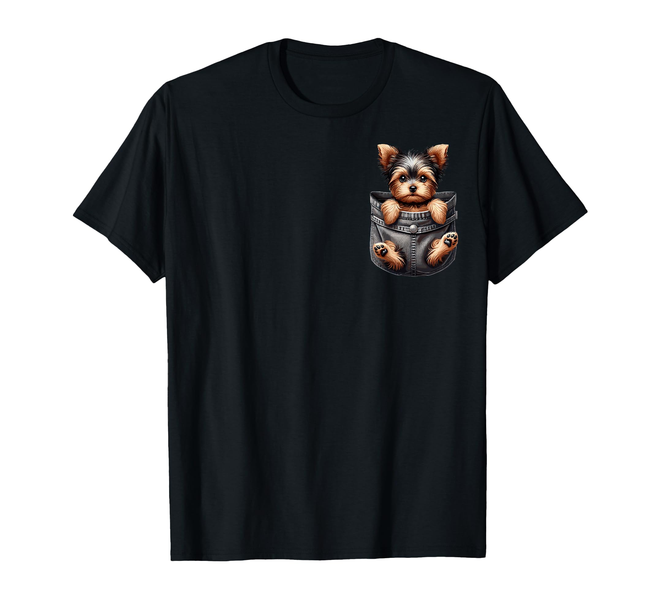 Puppy Yorkshire Terrier Your Pocket T-Shirt - Graphic Print Men Women - T-Shirt, Sweatshirt, Hoodie