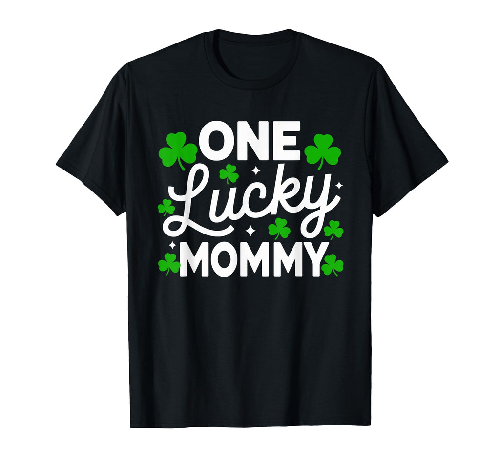 One Lucky Mommy St Patricks Day Family T-Shirt - Graphic Print for Adults - T-Shirt, Sweatshirt, Hoodie