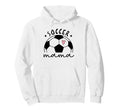 Soccer Mama Heart Ball Game Day Supporter Hoodie - Graphic Print Unisex - T-Shirt, Sweatshirt, Hoodie
