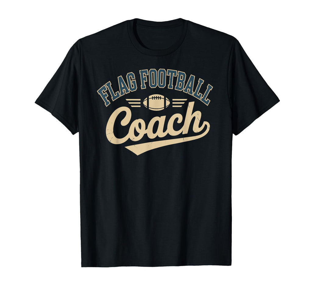Funny Flag Football Coach Coaching Hoodie - Trendy Graphic Unisex - T-Shirt, Sweatshirt, Hoodie