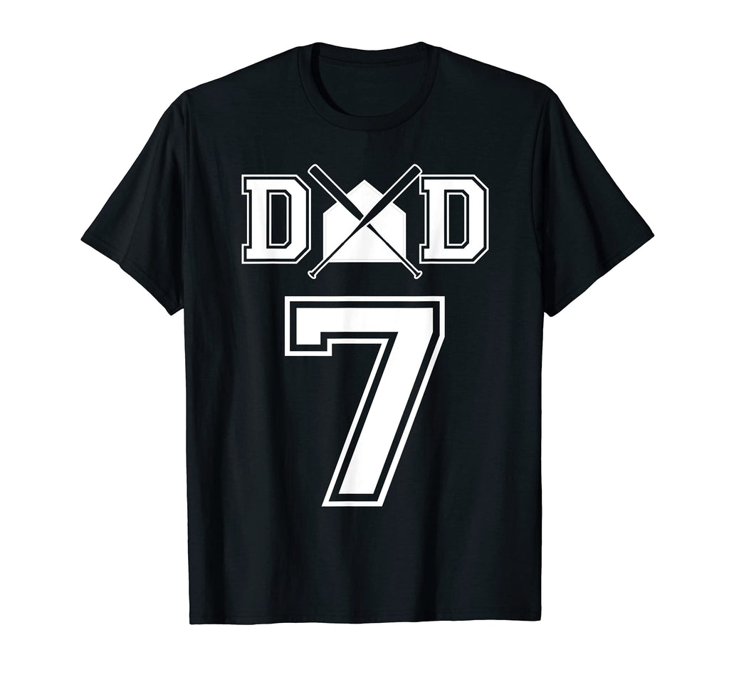 Number 7 Players Biggest Fan Baseball T-Shirt - Unique Graphic Men Women - T-Shirt, Sweatshirt, Hoodie