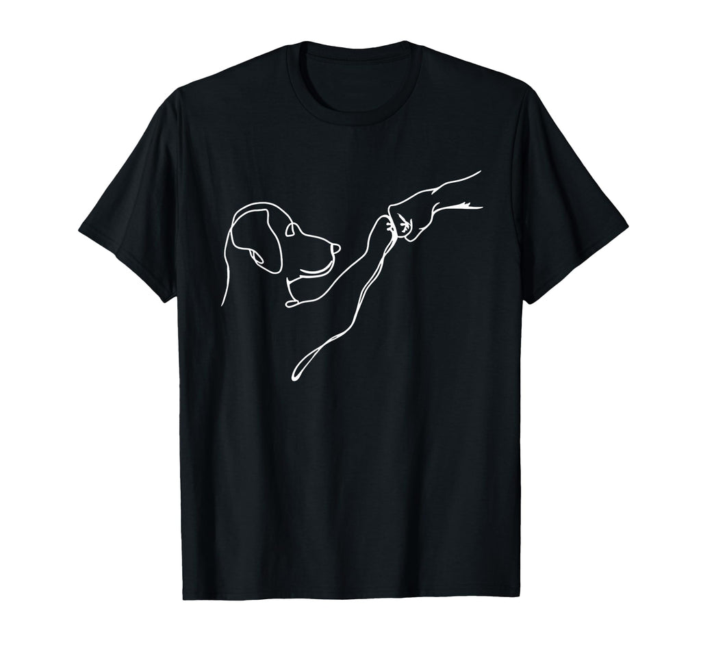 Dog Fist Bump Dog Lover Dog Mom Dog Dad T-Shirt - Graphic Print Unisex - T-Shirt, Sweatshirt, Hoodie