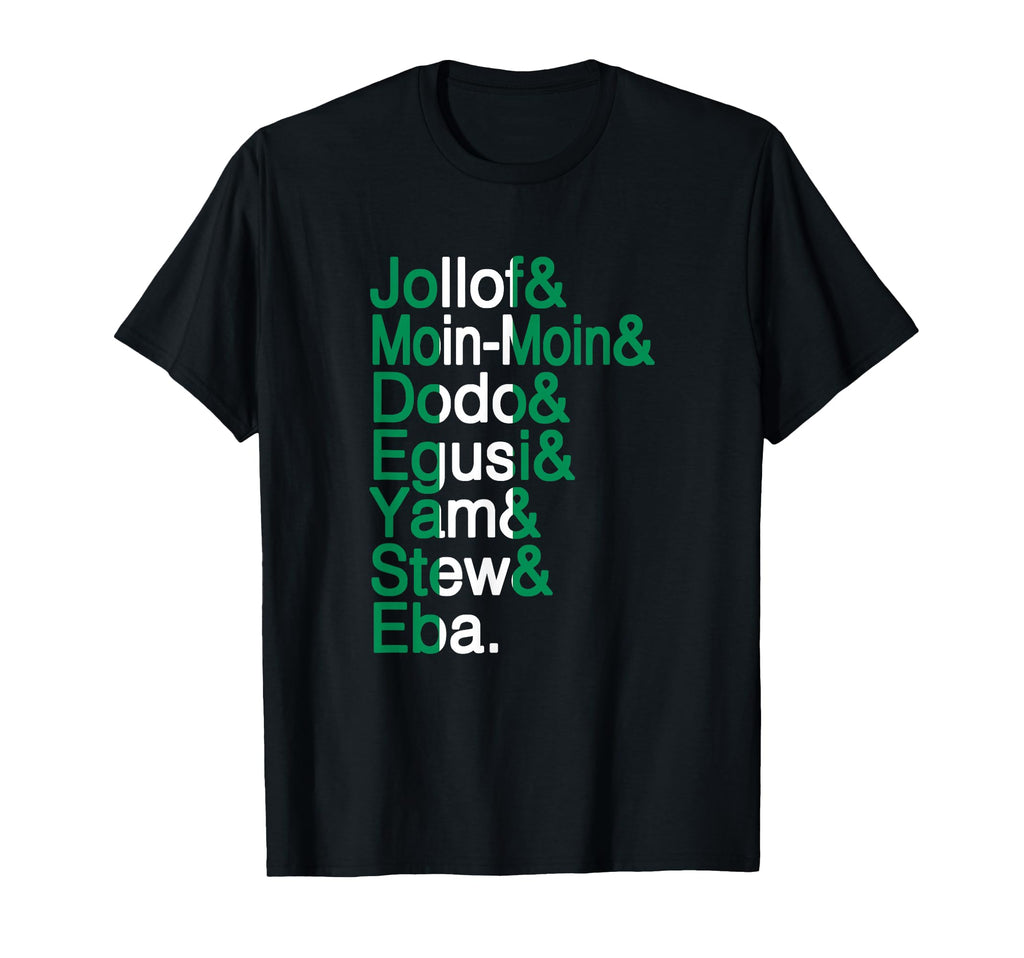 Nigerian African Foods Jollof Rice T-Shirt - Minimalist Print Unisex - T-Shirt, Sweatshirt, Hoodie