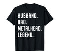 Husband Dad Metalhead Legend Heavymetal T-Shirt - Novelty Apparel Unisex - T-Shirt, Sweatshirt, Hoodie