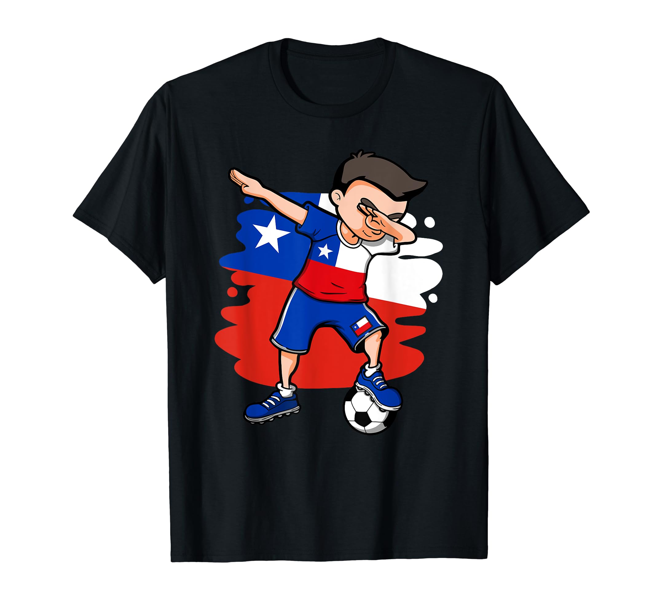 Dabbing Soccer Chile Jersey Chilean T-Shirt - Unique Graphic Men Women - T-Shirt, Sweatshirt, Hoodie