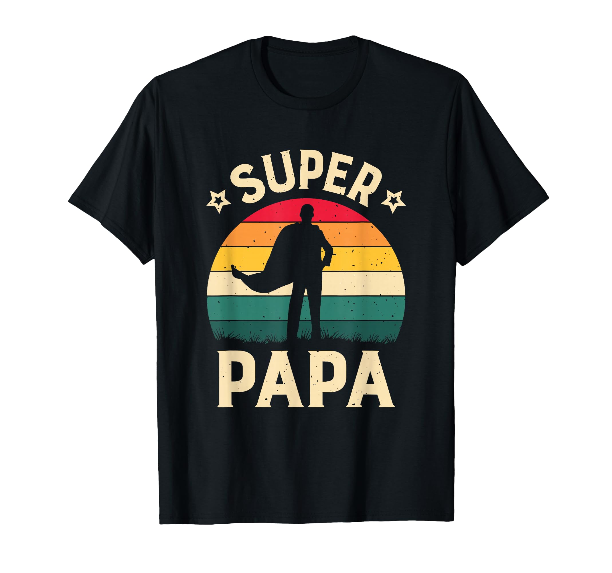 Super Papa Daddy Dad Papa Fathers Day T-Shirt - Aesthetic Graphic Unisex - T-Shirt, Sweatshirt, Hoodie
