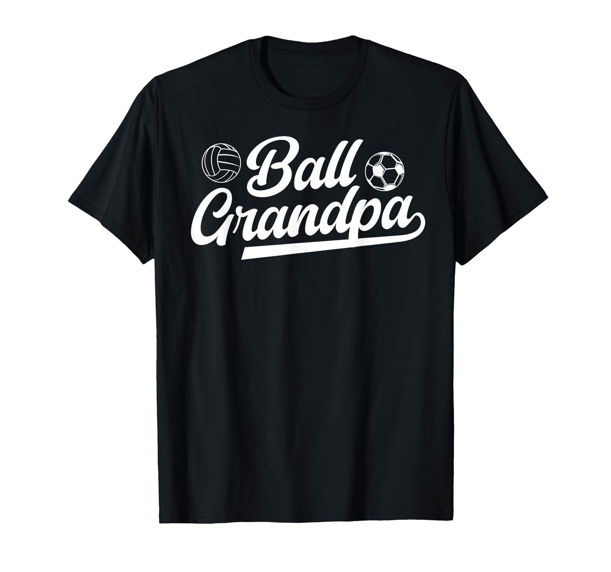Ball Grandpa Proud Volleyball Soccer T-Shirt - Unique Graphic Men Women - T-Shirt, Sweatshirt, Hoodie