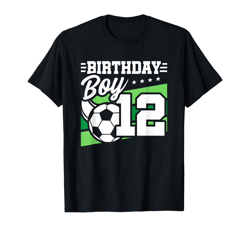 Soccer Birthday Party 12 Year Old 12Th T-Shirt - Trendy Graphic Unisex - T-Shirt, Sweatshirt, Hoodie