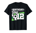 Soccer Birthday Party 12 Year Old 12Th T-Shirt - Trendy Graphic Unisex - T-Shirt, Sweatshirt, Hoodie