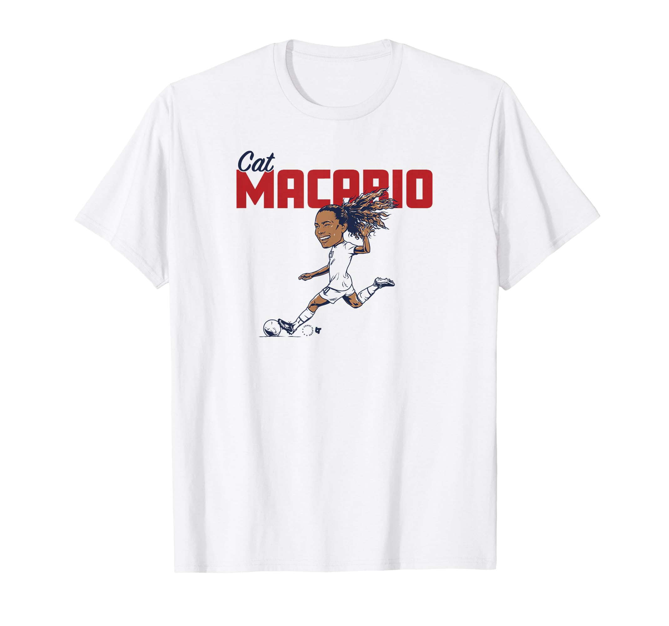 Cat Macario Caricature Uswnt Players T-Shirt - Custom Art Print Unisex - T-Shirt, Sweatshirt, Hoodie