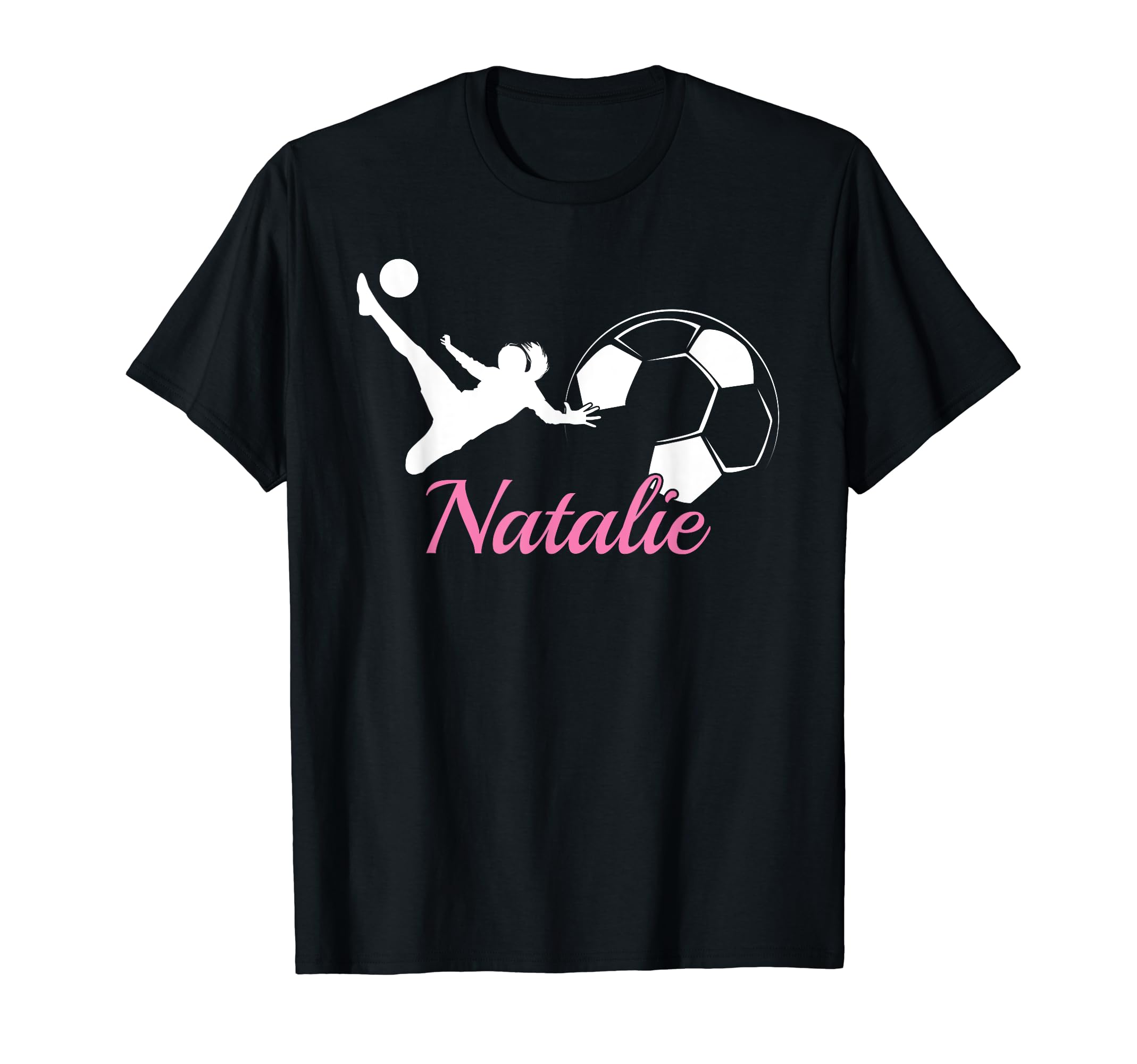 Natalie Name Gift Personalized Soccer T-Shirt - Minimalist Print for Adults - T-Shirt, Sweatshirt, Hoodie