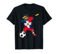 Dabbing Rottweiler Dominican Republic T-Shirt - Unique Graphic Unisex - T-Shirt, Sweatshirt, Hoodie