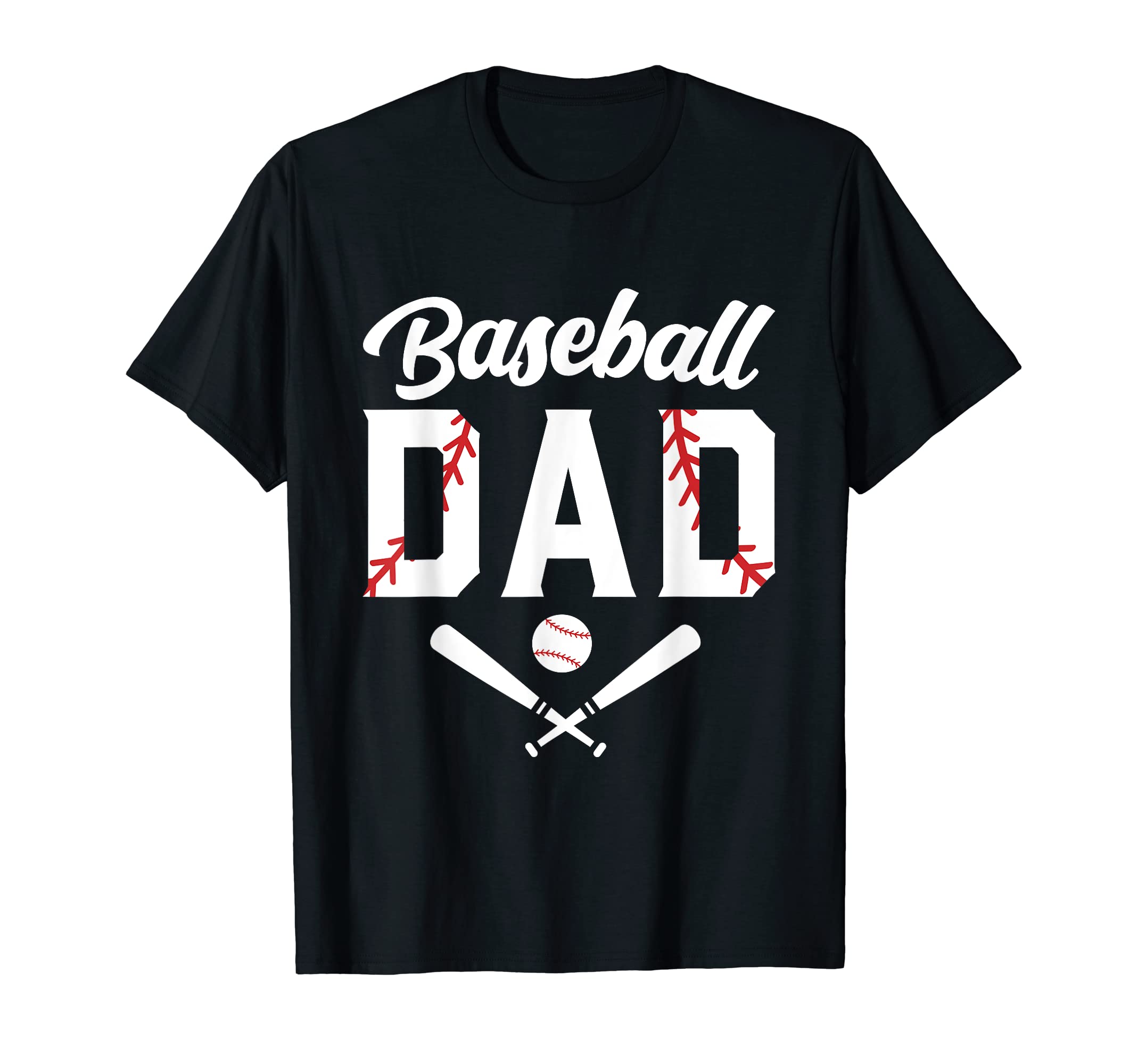 Mens Baseball Dad Fathers Day T-Shirt - Aesthetic Graphic for Adults - T-Shirt, Sweatshirt, Hoodie