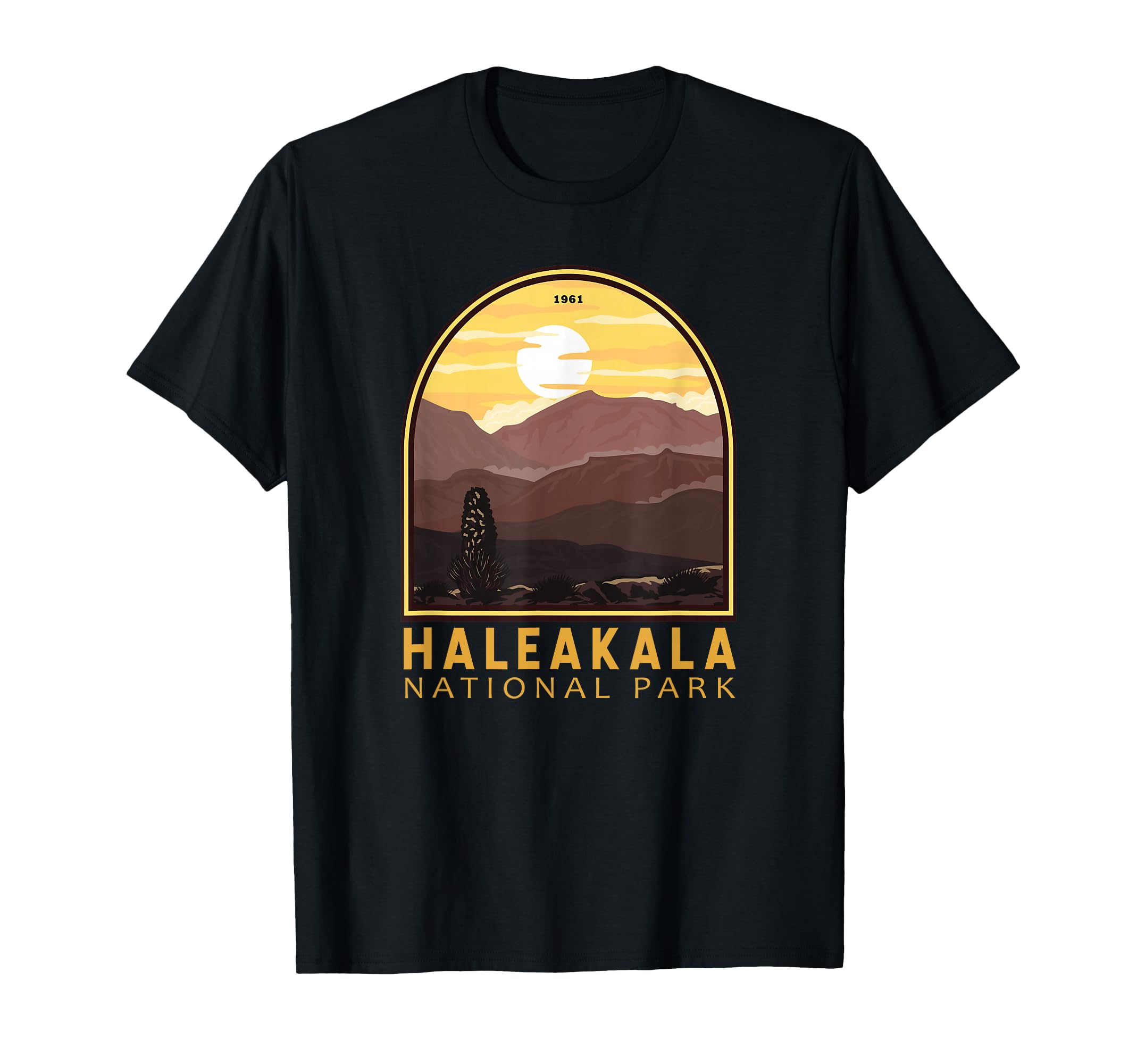 Haleakala National Park Emblem T-Shirt - Trendy Graphic Men Women - T-Shirt, Sweatshirt, Hoodie