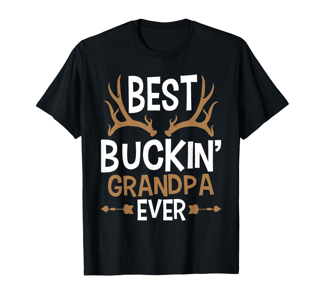Best Buckin Grandpa Ever Deer T-Shirt - Casual Everyday Wear for Adults - T-Shirt, Sweatshirt, Hoodie