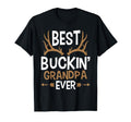 Best Buckin Grandpa Ever Deer T-Shirt - Casual Everyday Wear for Adults - T-Shirt, Sweatshirt, Hoodie