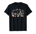 Mens Cluck Oink Baa Moo Daddy Farm T-Shirt - Custom Art Print for Adults - T-Shirt, Sweatshirt, Hoodie