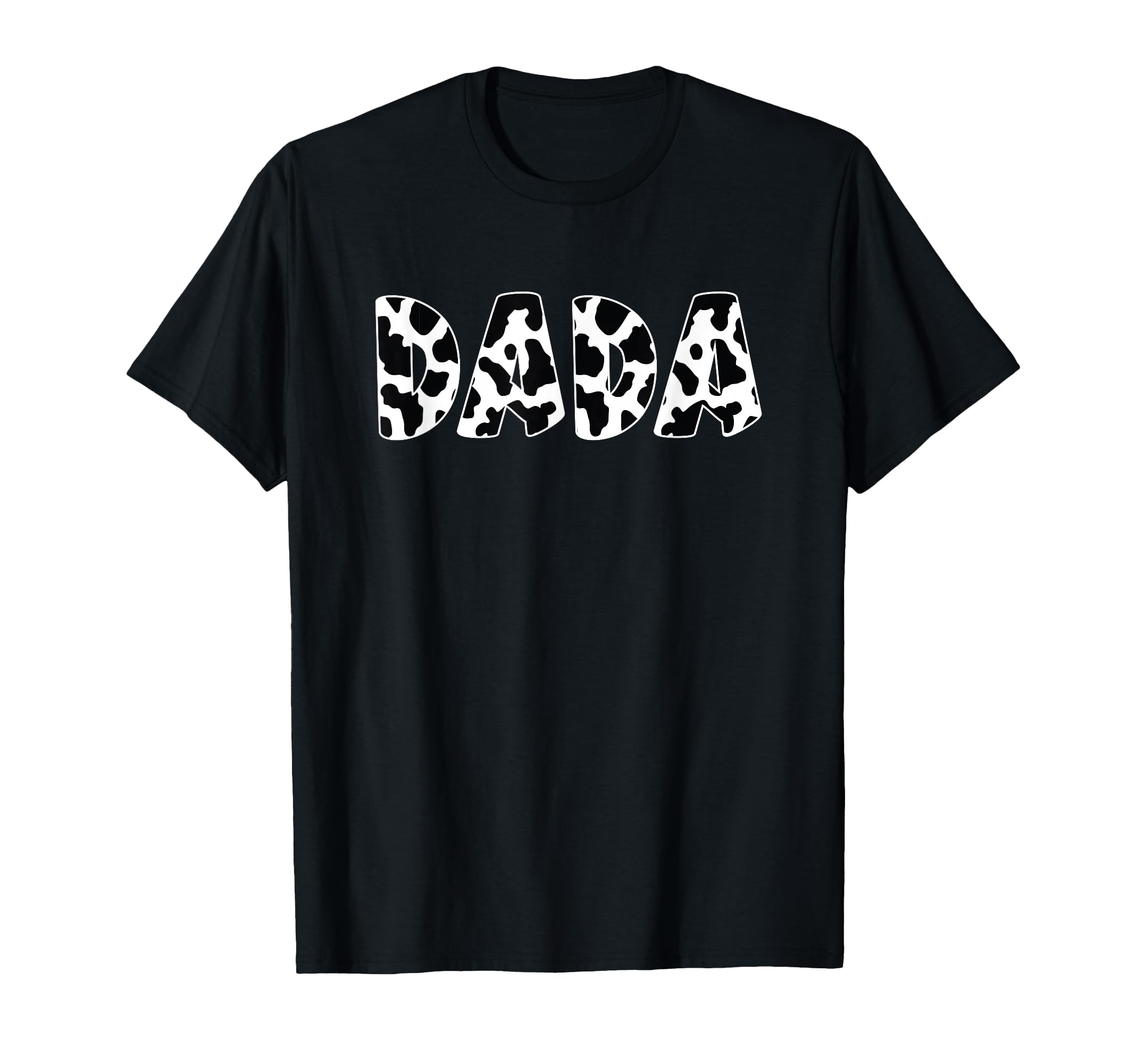 Dada Cow Cow Pattern Fathers Day Small T-Shirt - Custom Art Print Unisex - T-Shirt, Sweatshirt, Hoodie