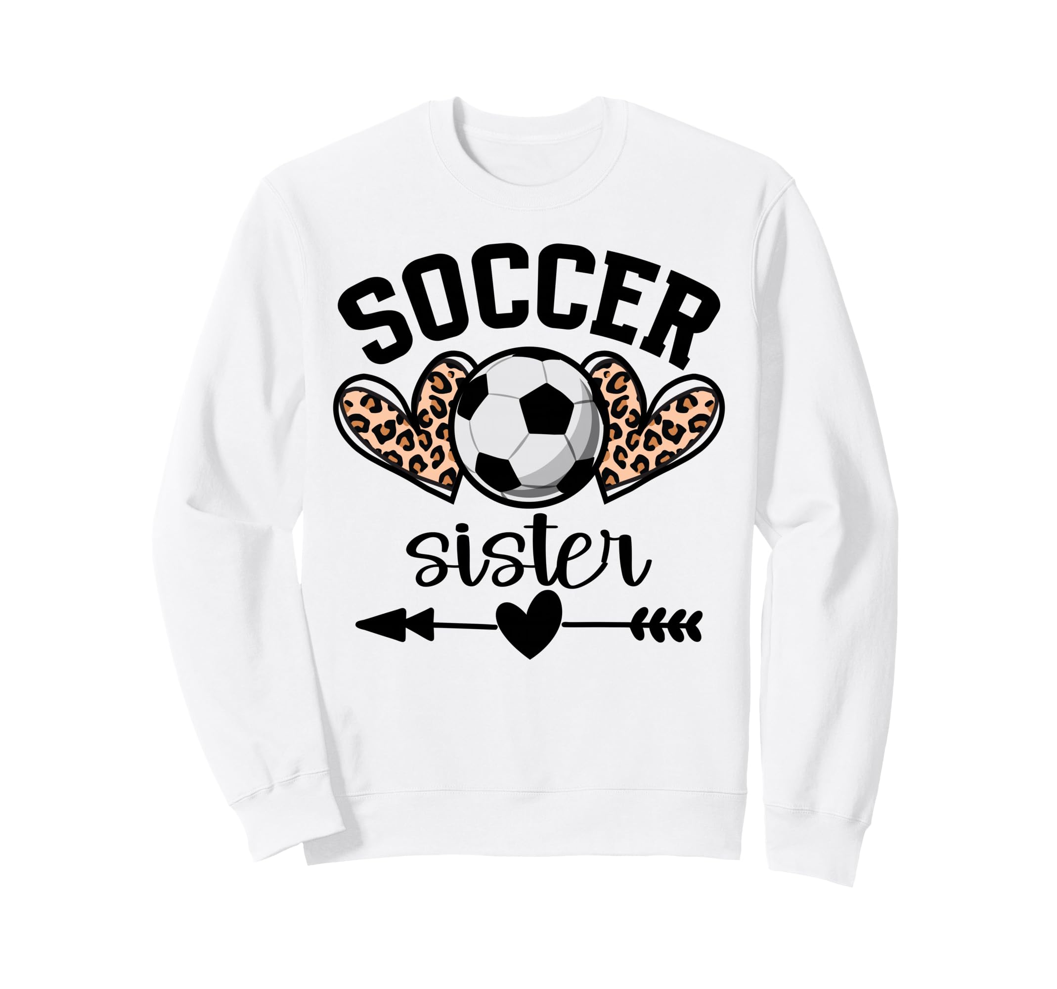 Soccer Sister Womens Soccer Sister Sweatshirt - Trendy Graphic for Adults - T-Shirt, Sweatshirt, Hoodie
