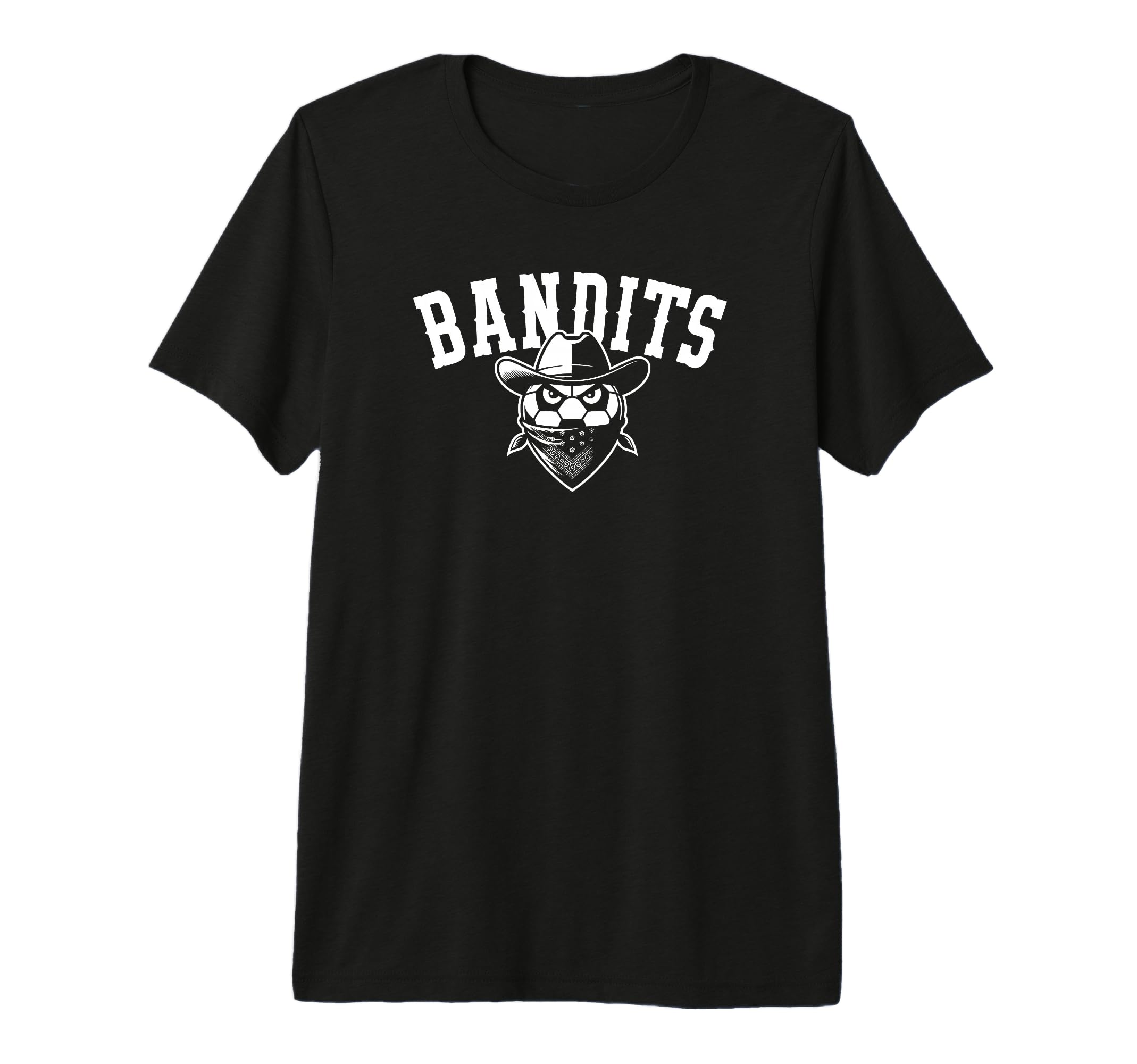 Bandits Soccer Mascot Players And T-Shirt - Minimalist Print Men Women - T-Shirt, Sweatshirt, Hoodie