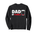 Dad 4 Coffee Drinker Father Husband Sweatshirt - Unique Graphic Unisex - T-Shirt, Sweatshirt, Hoodie