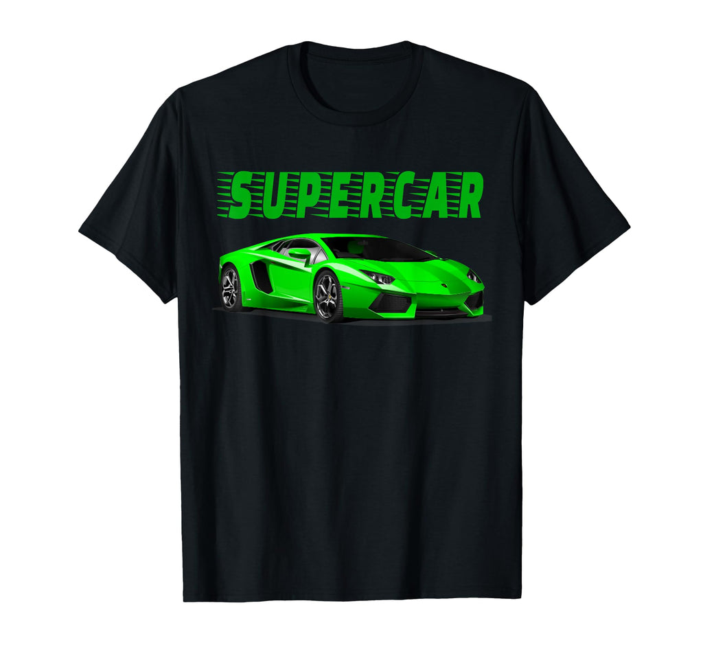 Just Super Fast And Fun Supercar Car T-Shirt - Custom Art Print for Adults - T-Shirt, Sweatshirt, Hoodie
