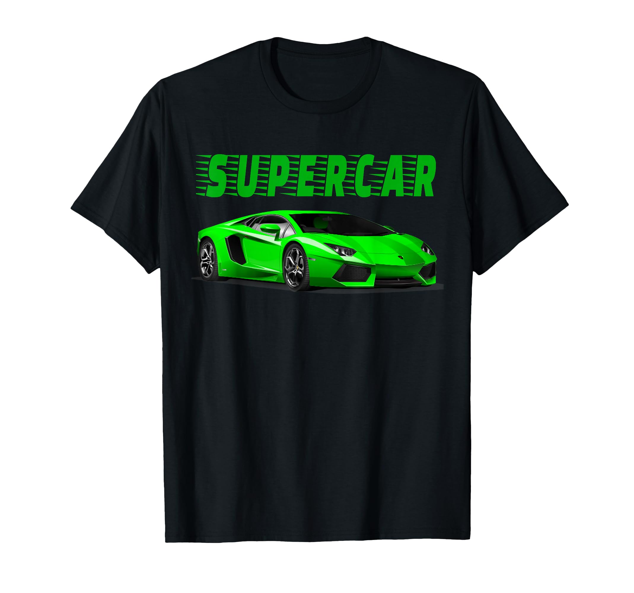 Just Super Fast And Fun Supercar Car T-Shirt - Custom Art Print for Adults - T-Shirt, Sweatshirt, Hoodie