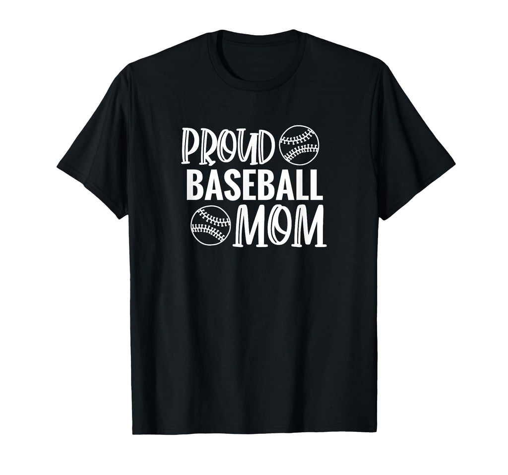 Baseball Player Mom Gift Proud T-Shirt - Unique Graphic for Adults - T-Shirt, Sweatshirt, Hoodie