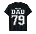Number 79 Custom Proud Soccer Futbol T-Shirt - Aesthetic Graphic Unisex - T-Shirt, Sweatshirt, Hoodie